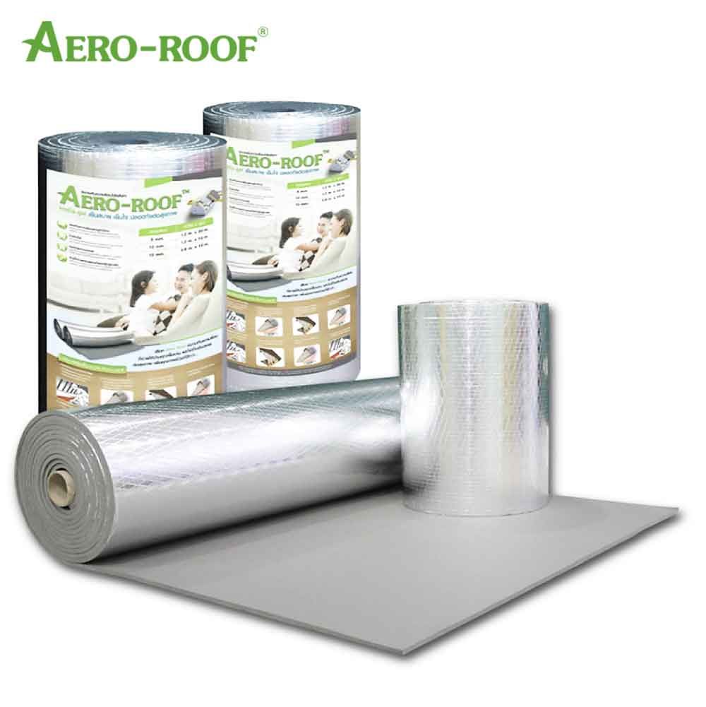 ฉนวนกันความร้อนหลังคา AERO-ROOF ผิวฟอยล์ 1 ด้าน