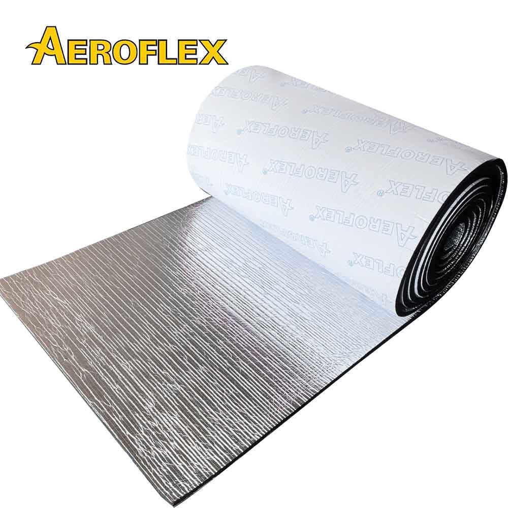 ฉนวนยางหุ้มท่อลม AEROCEL-D/AL ปิดผิวอลูมิเนียมฟอยล์