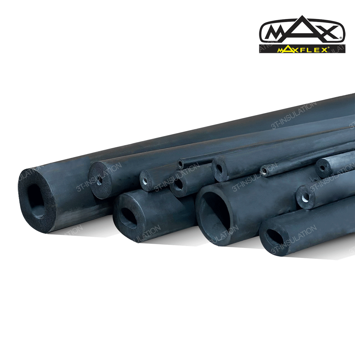 ฉนวนยางดำหุ้มท่อ MAXFLEX FR STANDARD ชนิดท่อ