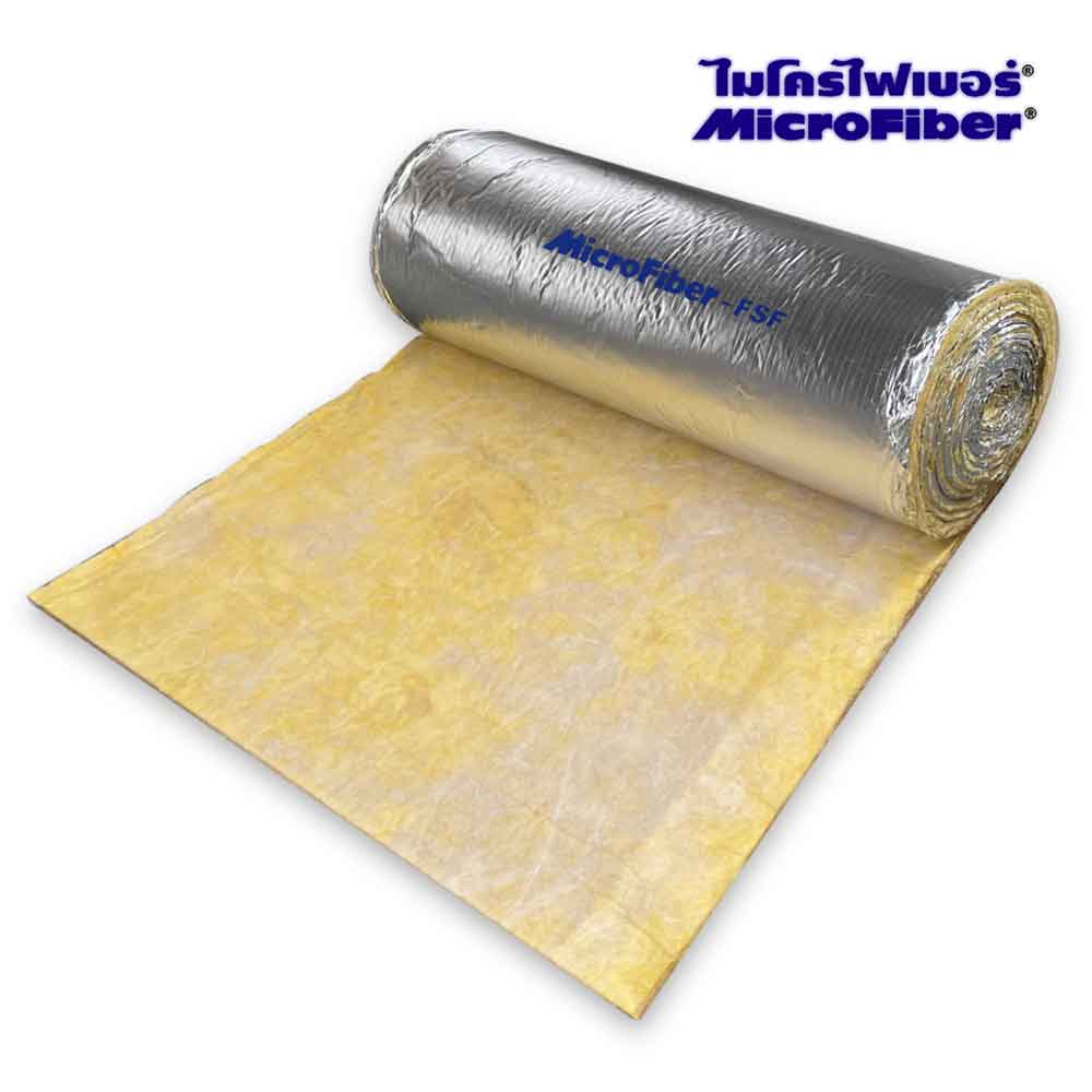 ฉนวนหุ้มท่อลม Micro Duct Wrap FSF