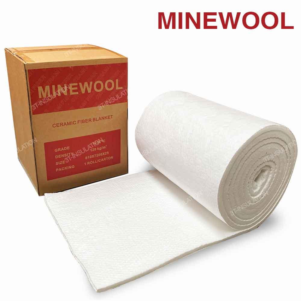 เซรามิคไฟเบอร์ชนิดม้วน MINEWOOL Ceramic Fiber Blanket