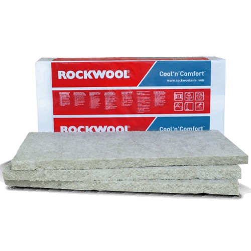 ฉนวนใยหิน ROCKWOOL Cool 'n' Comfort SL ชนิดแผ่น สำหรับหลังคา
