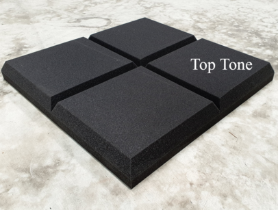 ฟองน้ำซับเสียง Top Tone ลายเรียบ 4 ช่อง